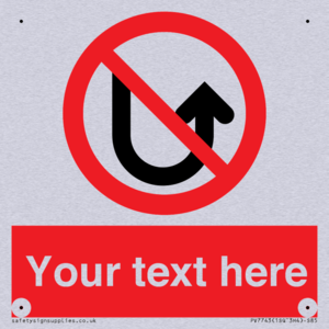 Custom prohibition No u turns